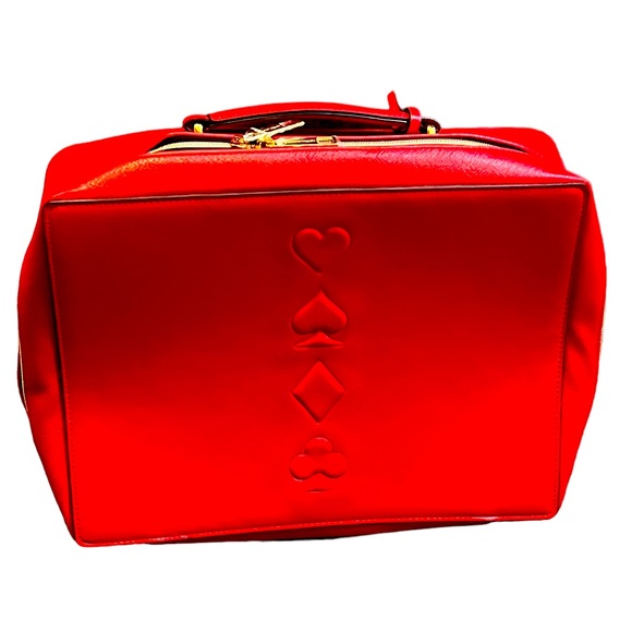 Estee Lauder Handbags - Women’s ESTEE LAUDER Make Up or Everyday Bag Red New Cosmetic
